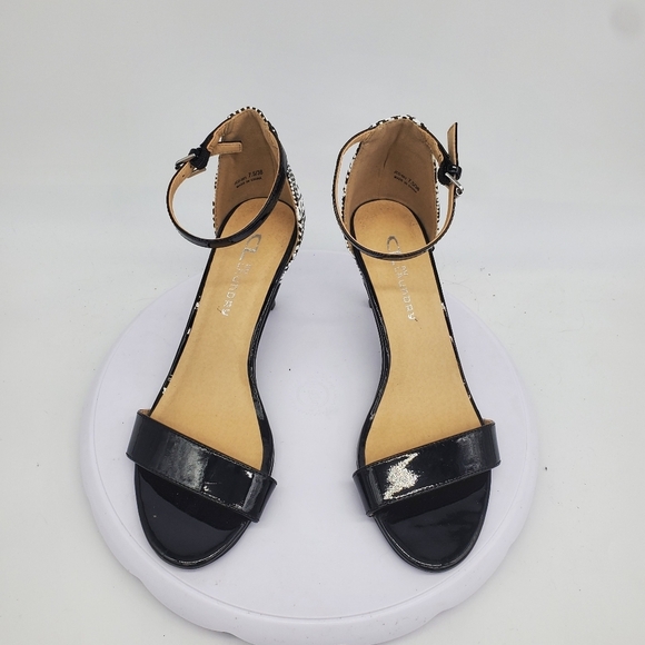 CL by Laundry Shoe Women 7.5 M Open Toe Ankle Strap Stiletto Heeled Pumps - Picture 10 of 10